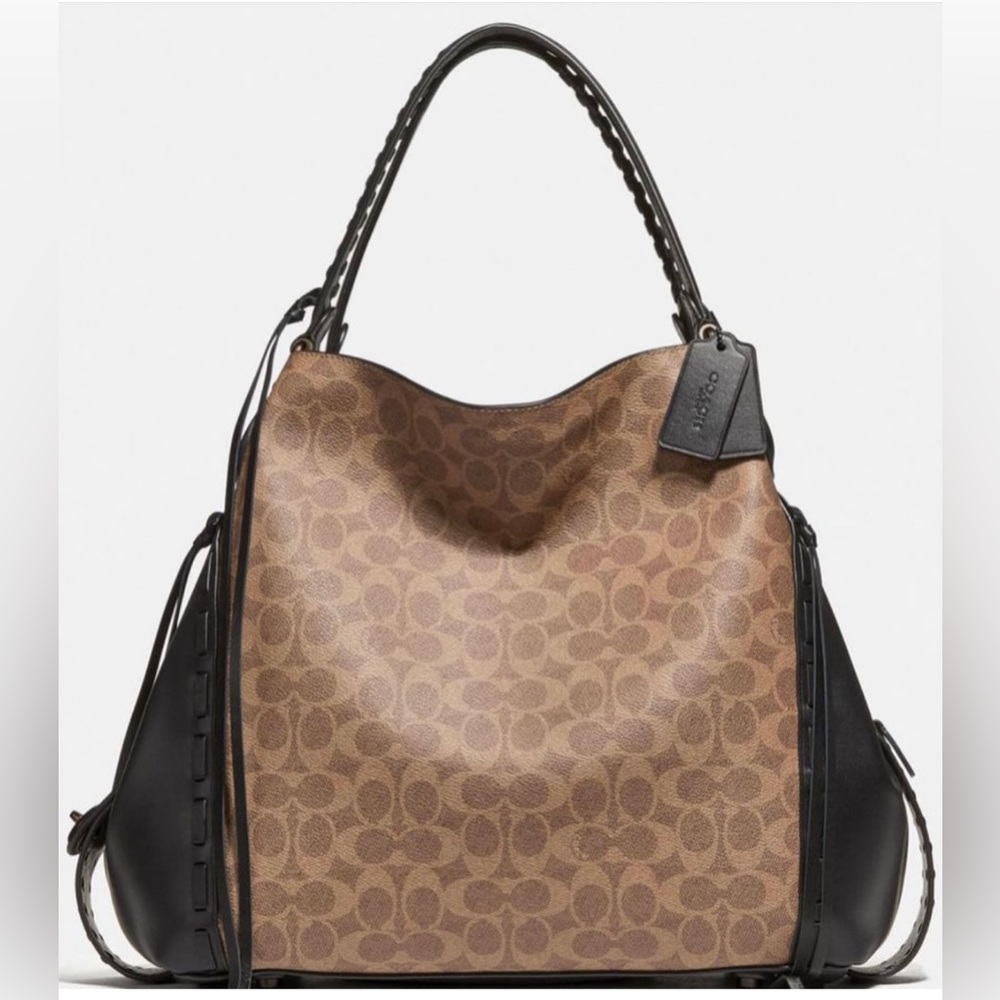 Coach | Edie Shoulder Bag 42 In Signature Canvas With Whipstitch